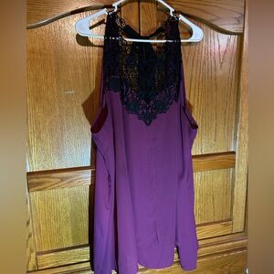 Very pretty purple, dressy top perfect for weddings, work parties or a night out